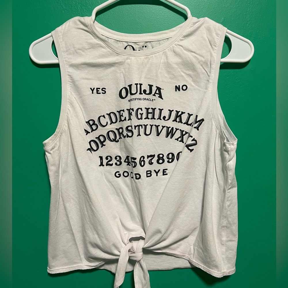 Ouija Board Tie Crop Top